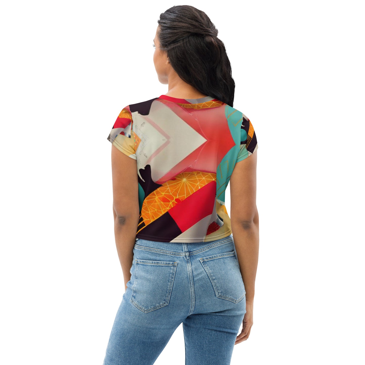 All-Over Print Crop Tee