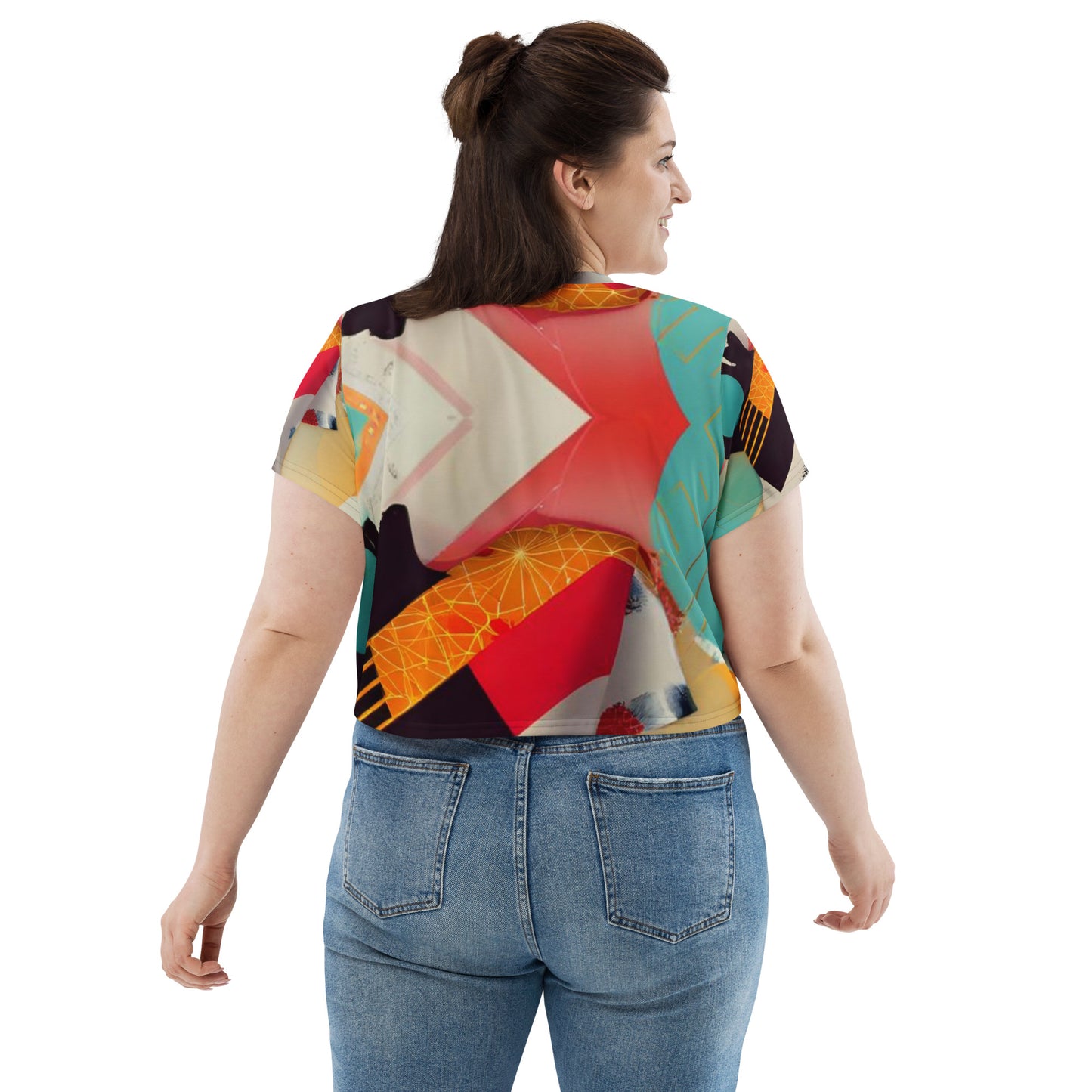 All-Over Print Crop Tee