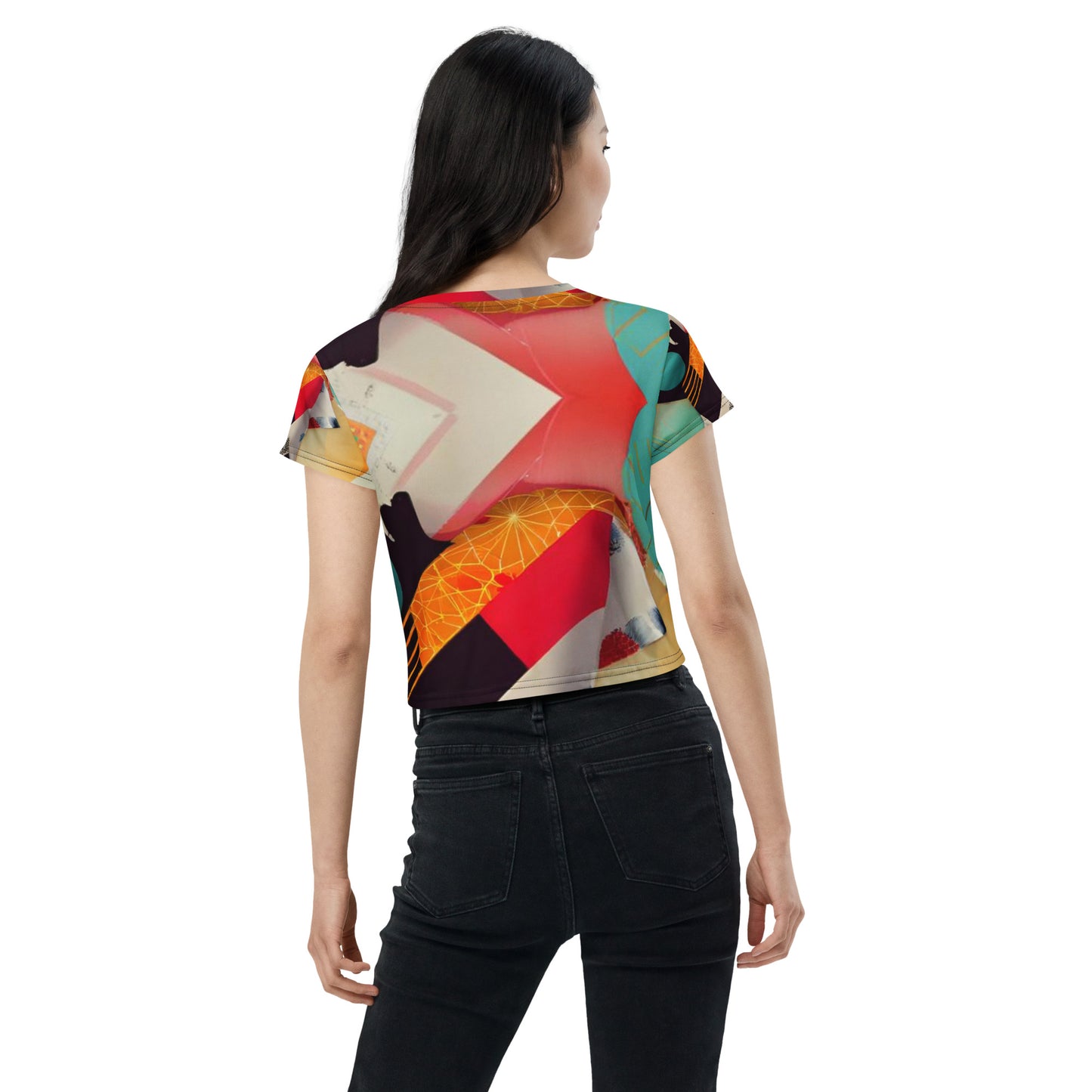 All-Over Print Crop Tee
