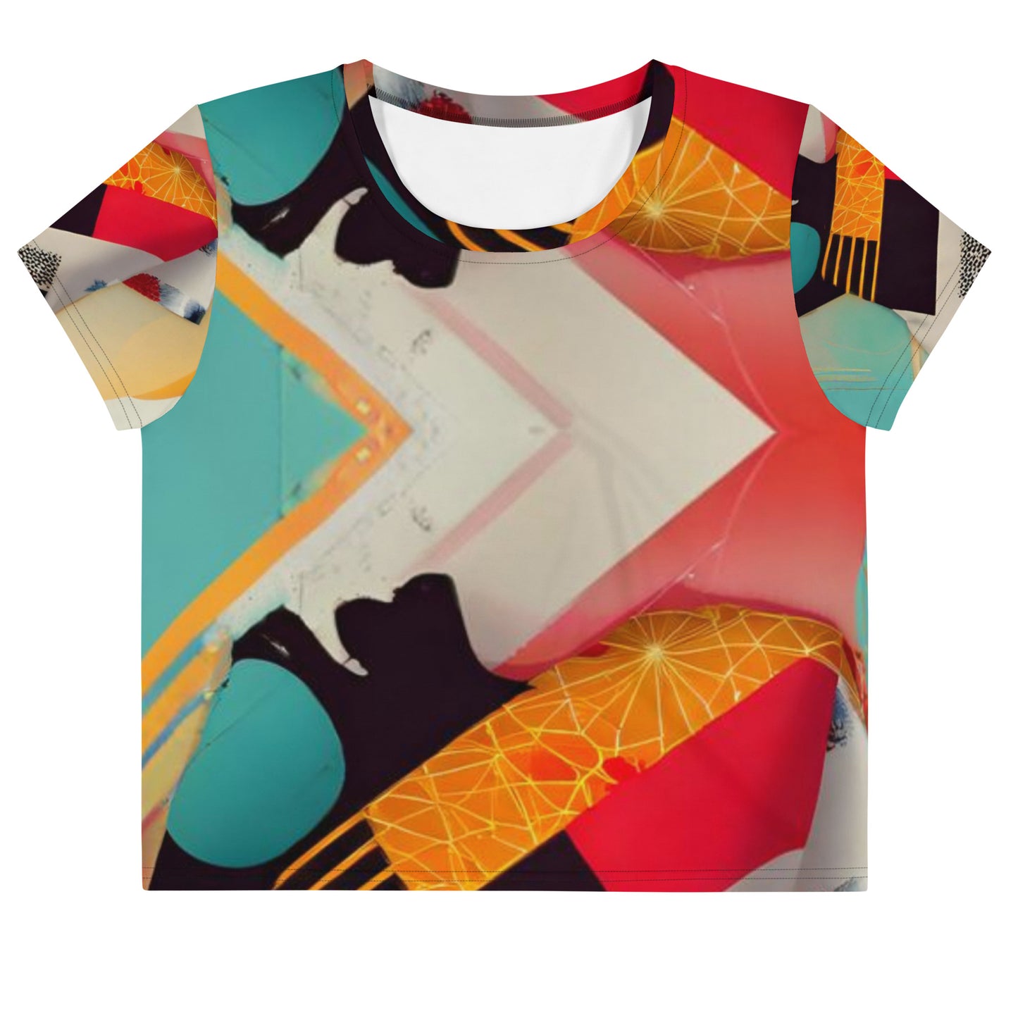 All-Over Print Crop Tee