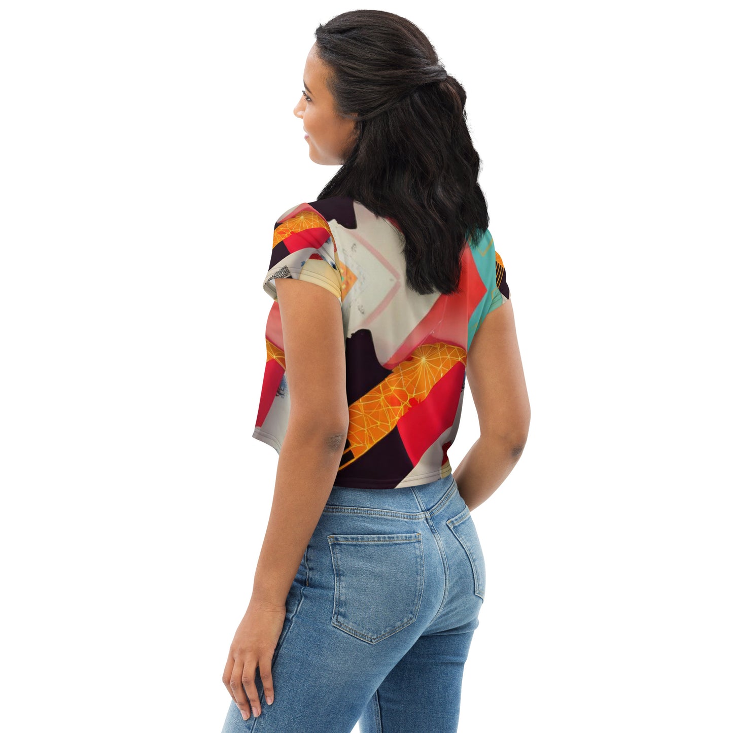 All-Over Print Crop Tee