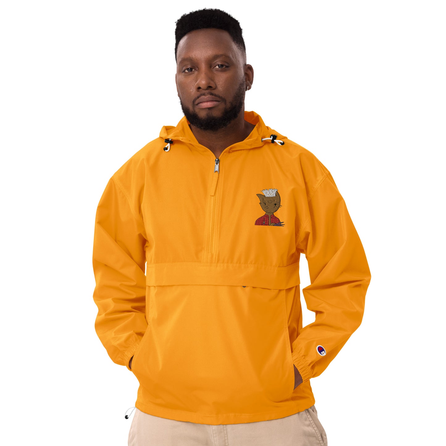 Embroidered Champion Packable Jacket